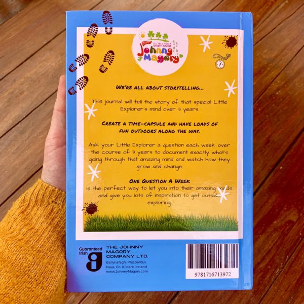 Johnny Magory Journal One question a week. 3 year journal for kids