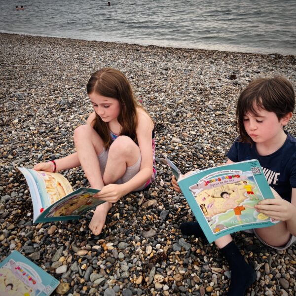 Johnny Magory Spraoi by the Sea Irish seaside book for children greystones wicklow
